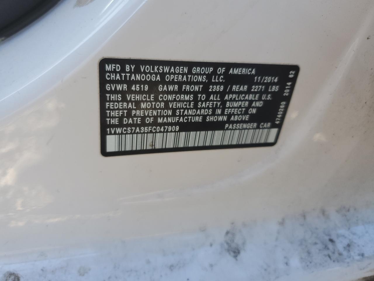 Volkswagen Passat Sel Image 10