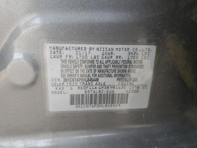 Nissan Versa S Image 10