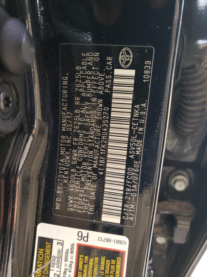 Toyota Camry Le Image 6