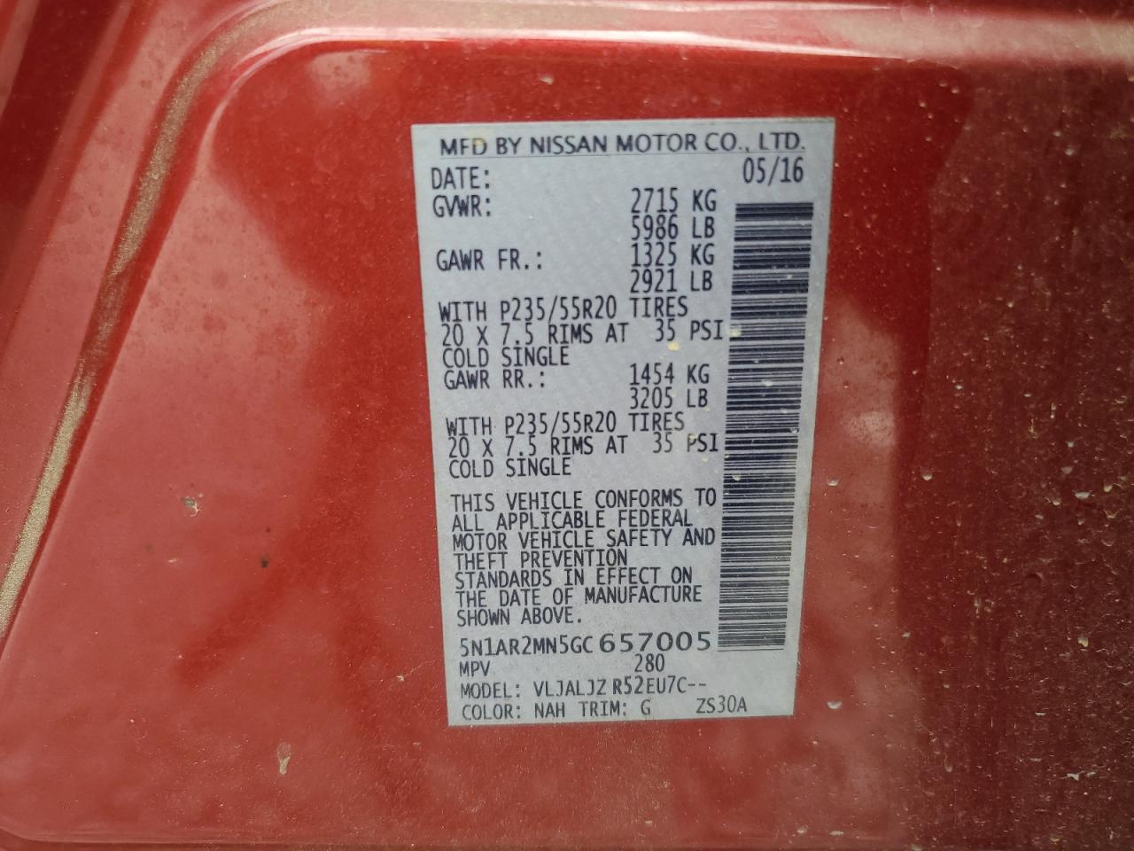 Nissan Pathfinder S Image 12