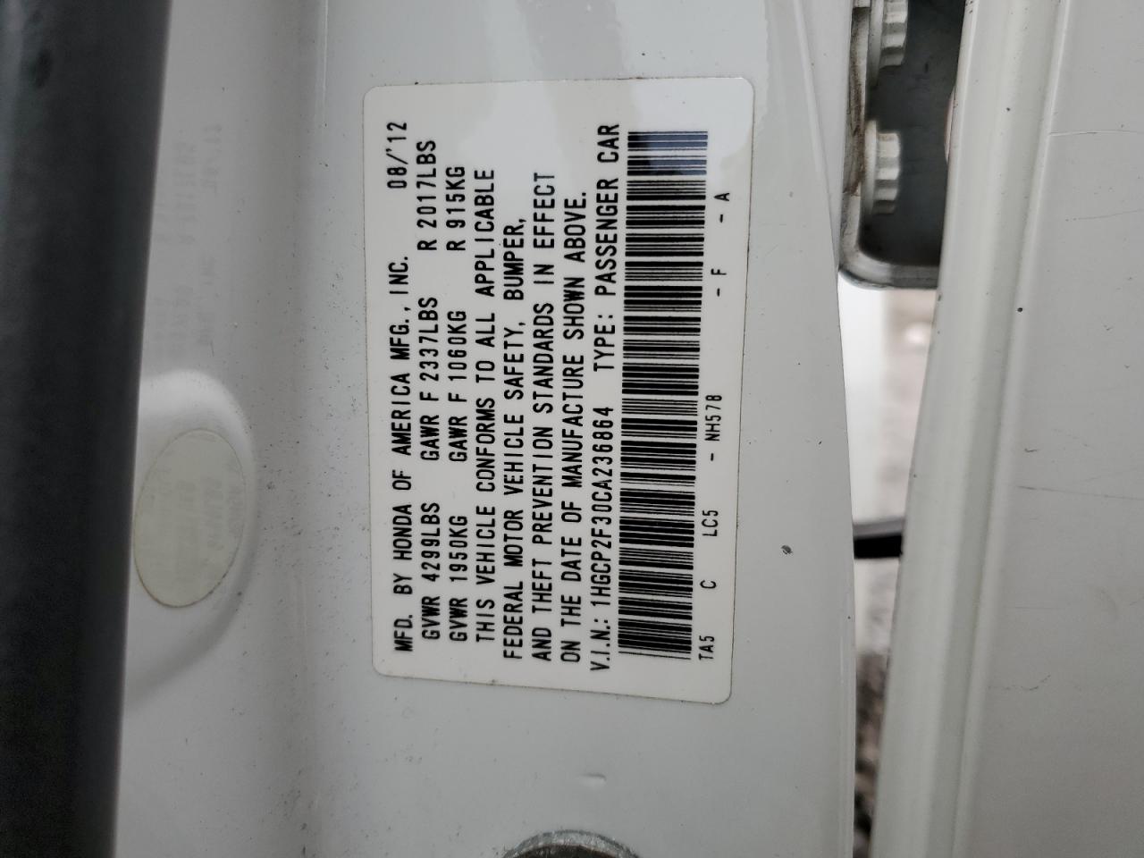 Honda Accord Lx Image 11