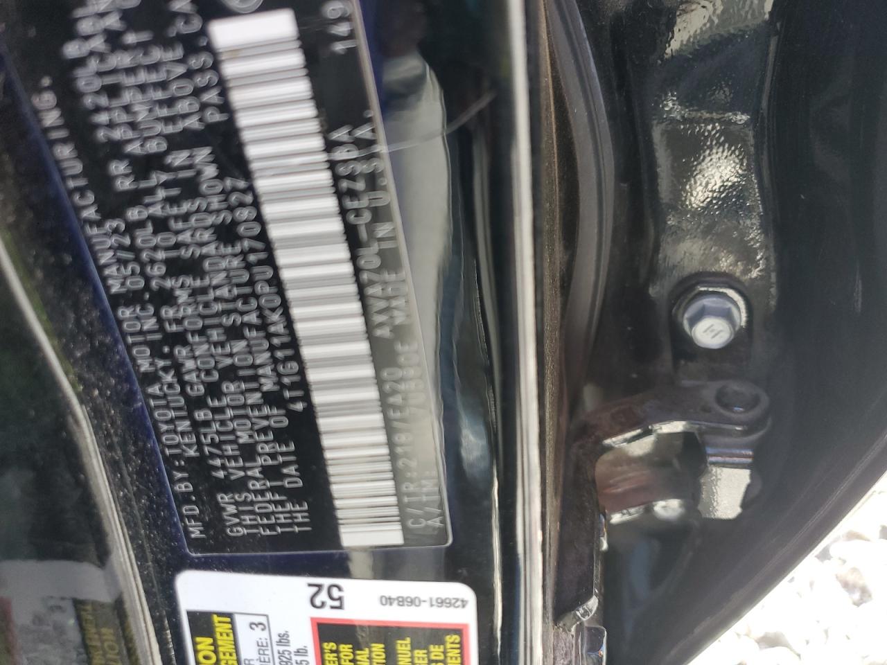 Toyota Camry Se Night Shade Image 9