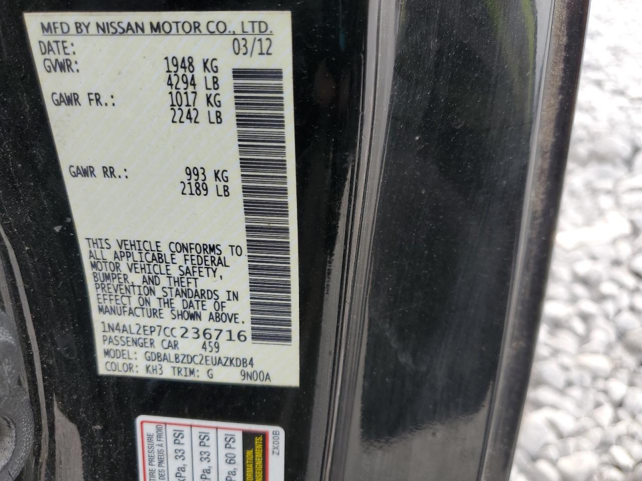 Nissan Altima S Image 10