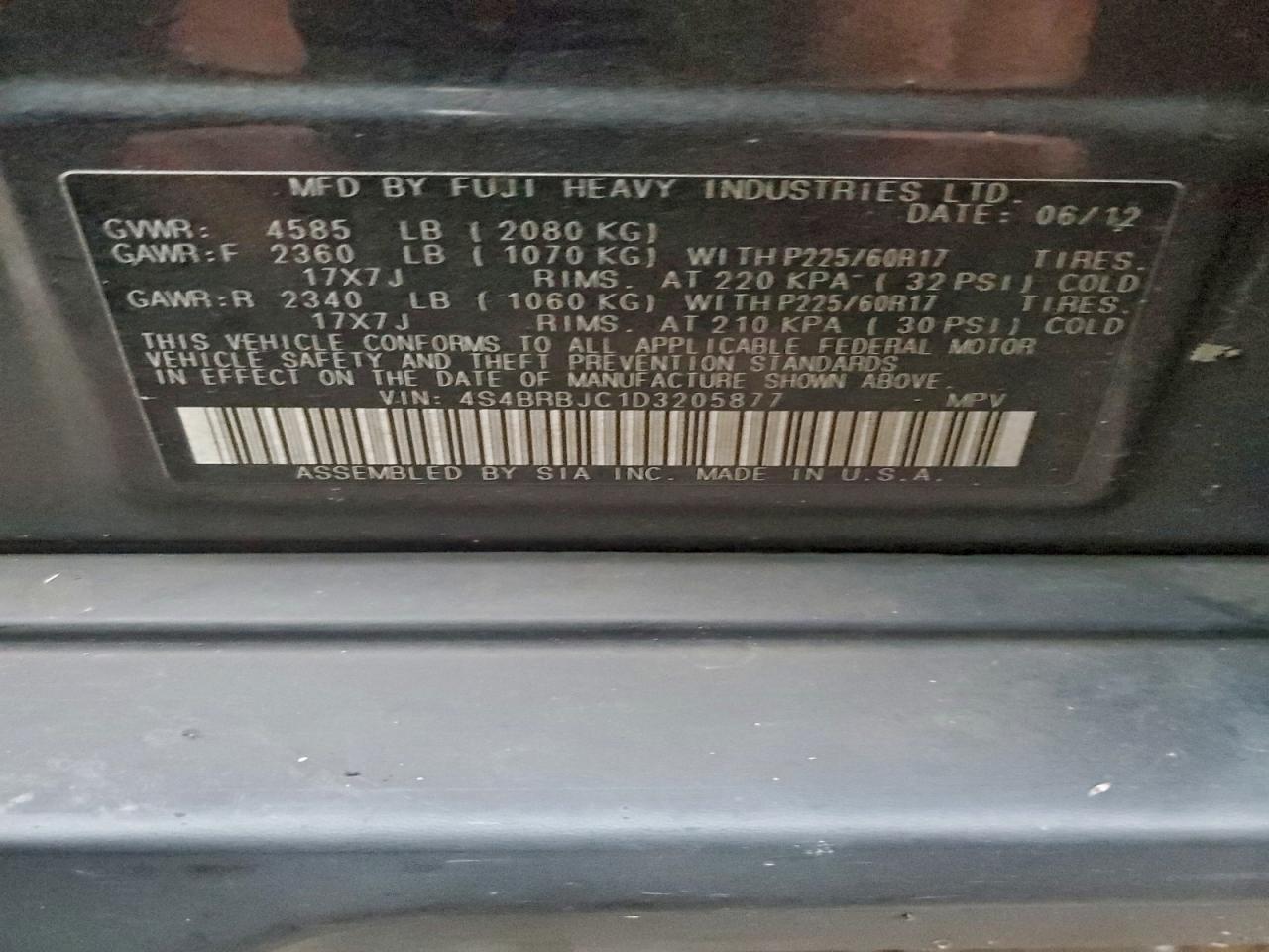 Subaru Outback 2.5i Limited Image 12