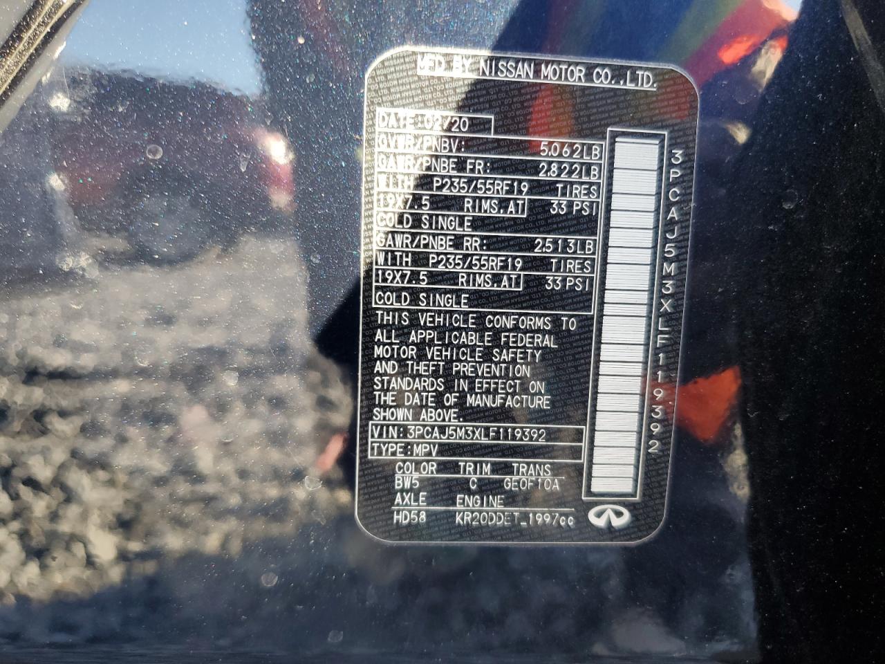 INFINITI Qx Pure Image 9