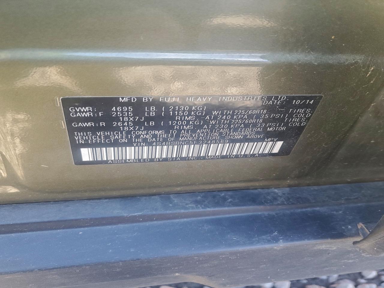 Subaru Outback 2.5i Limited Image 2