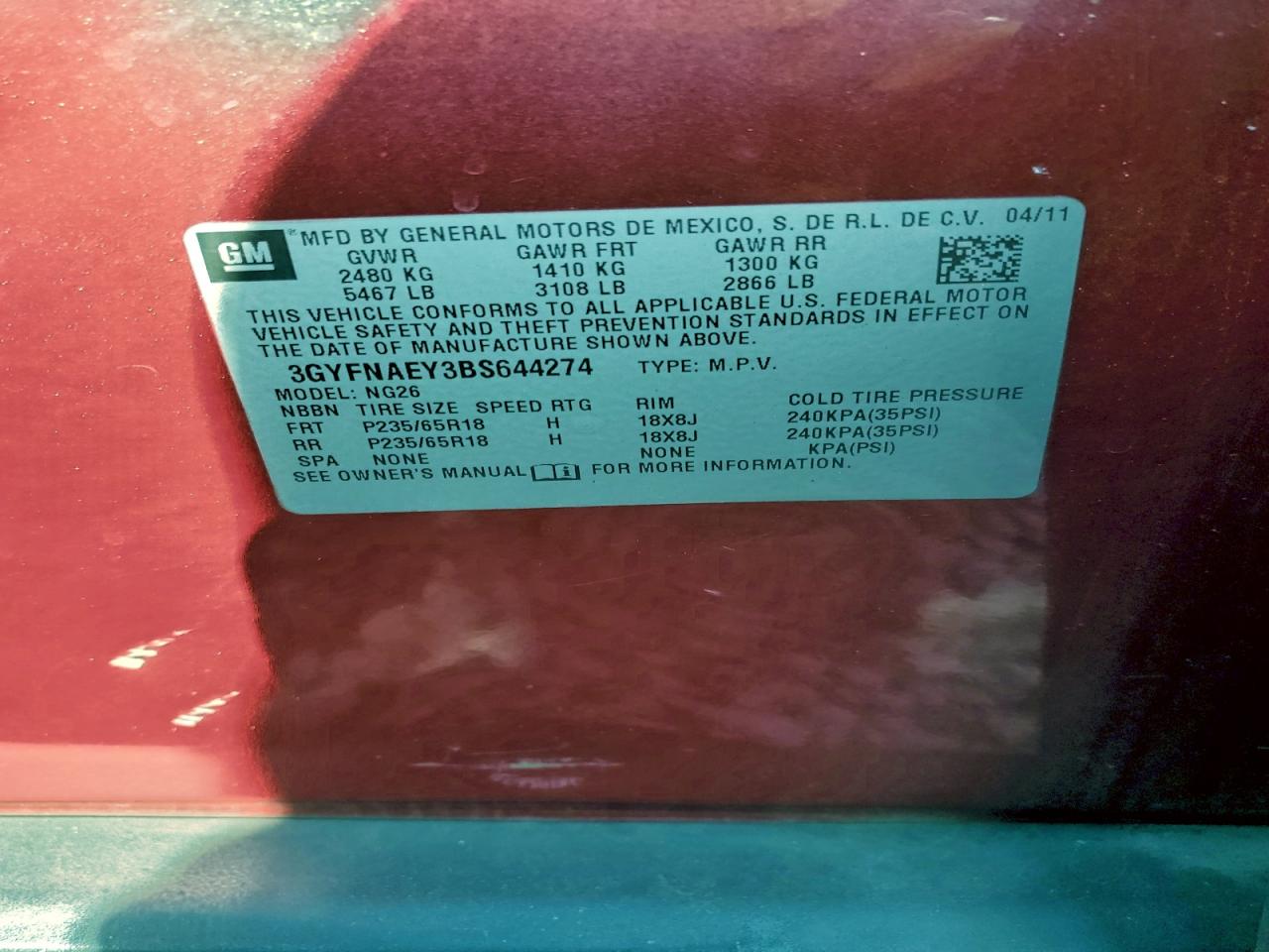 Cadillac SRX Luxury Collection Image 13