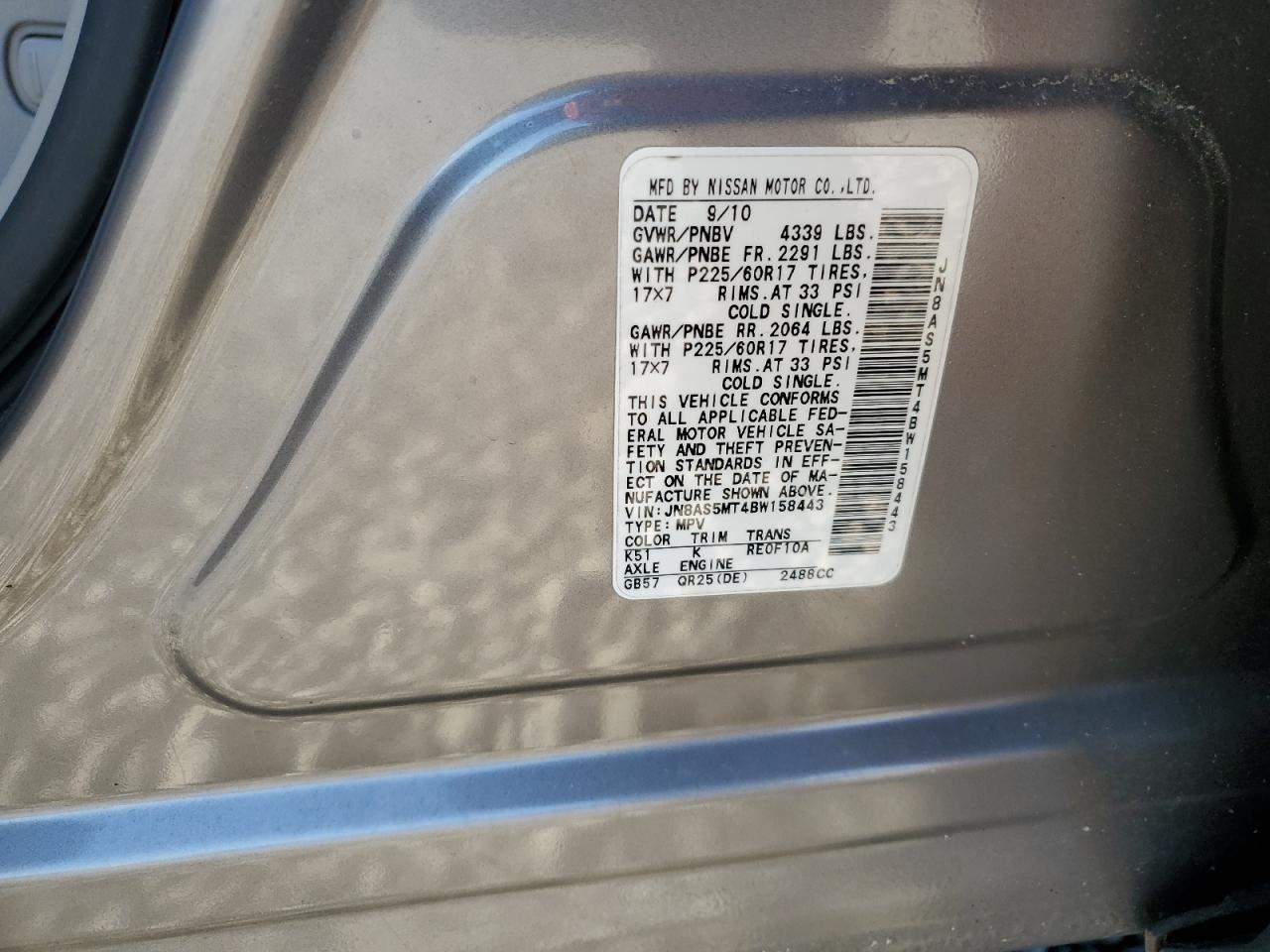 Nissan Rogue S Image 10