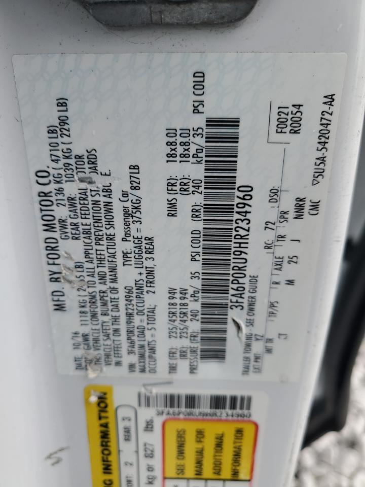 Ford Fusion Titanium Hev Image 10