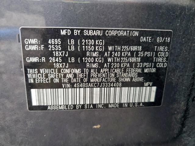 Subaru Outback 2.5i Limited Image 12