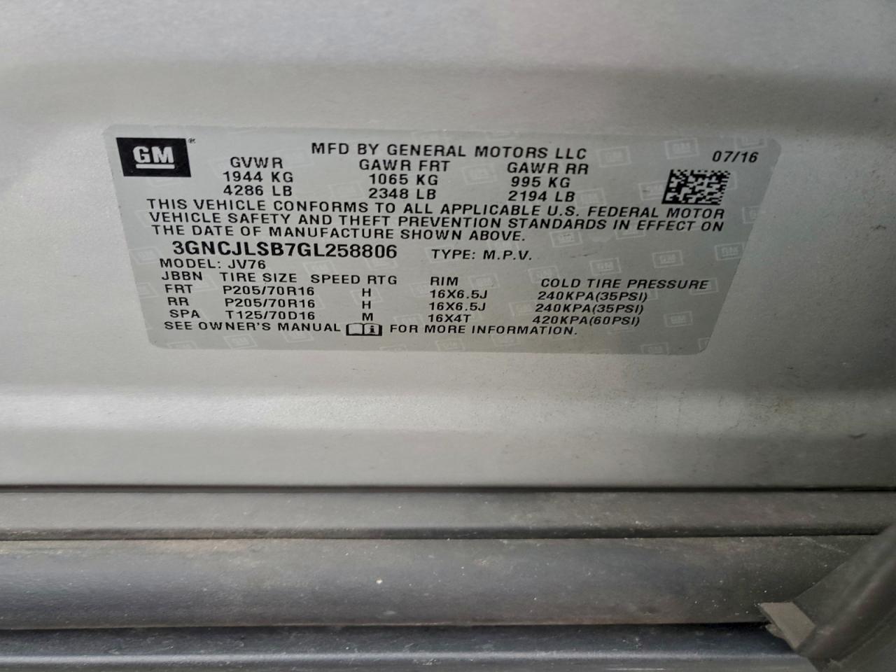 Chevrolet Trax 1lt Image 8