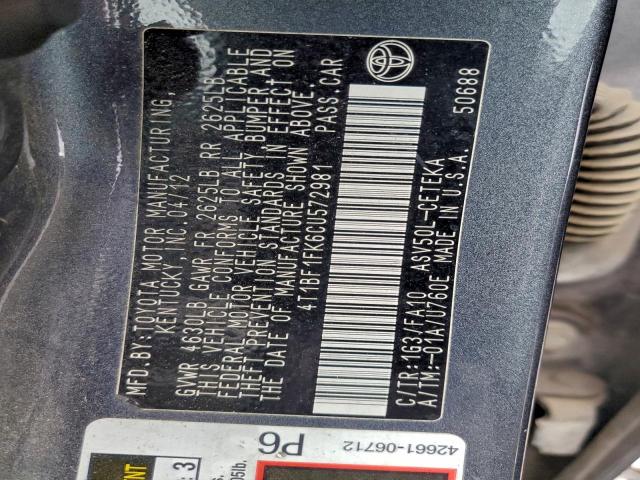 Toyota Camry Base Image 10