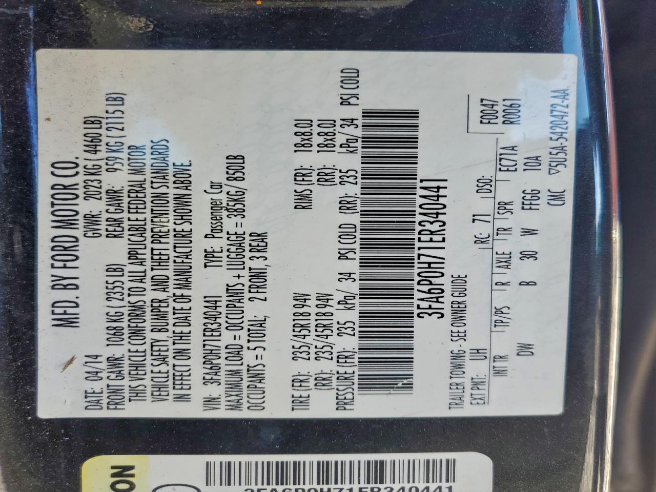 Ford Fusion Se Image 8