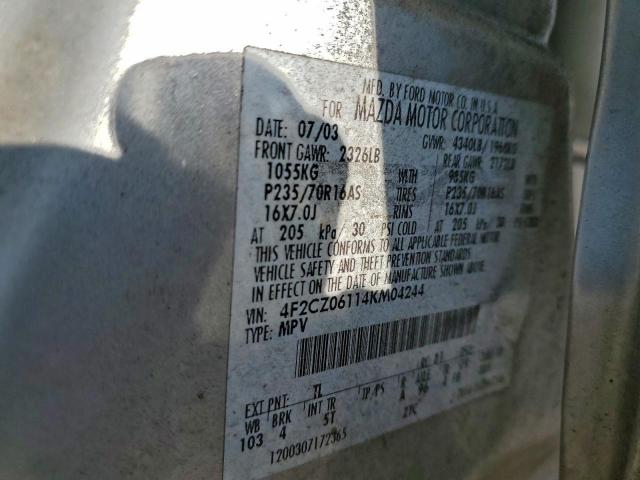 Mazda Tribute Es Image 6