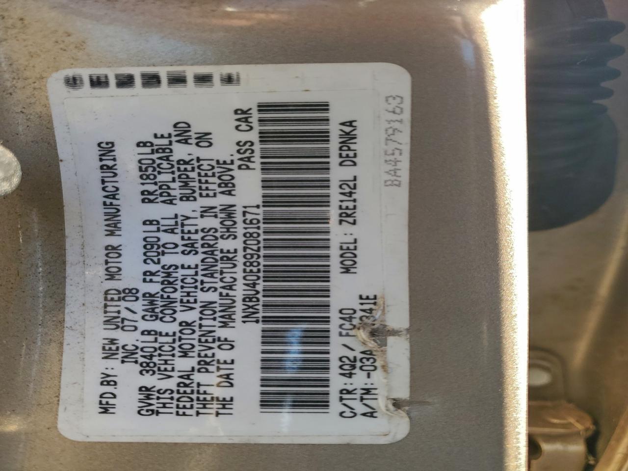 Toyota Corolla Base Image 12