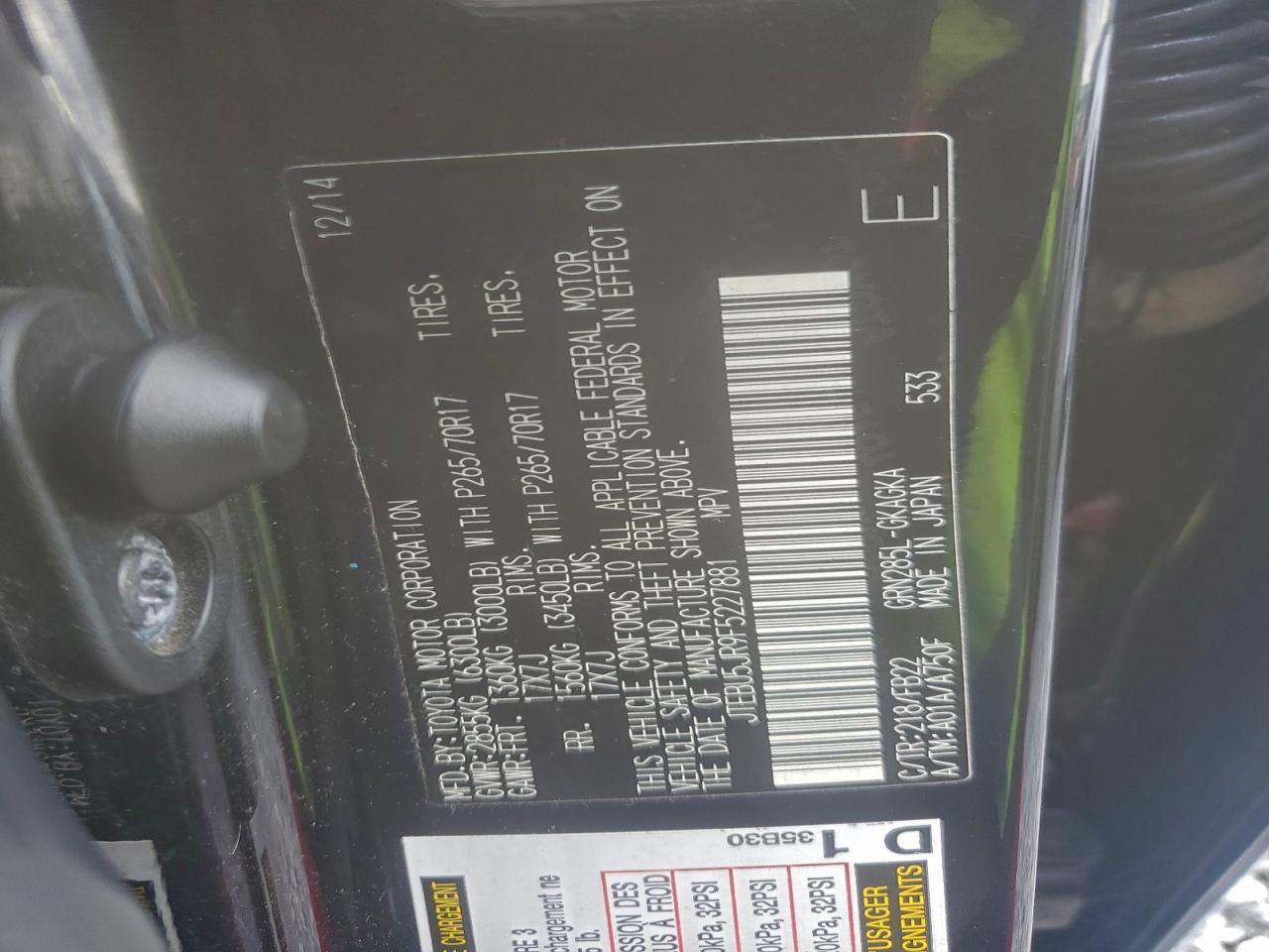 Toyota 4Runner Sr5/sr5 Premium Image 9