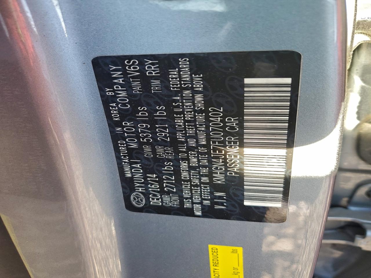 Hyundai Genesis 3.8l Image 2