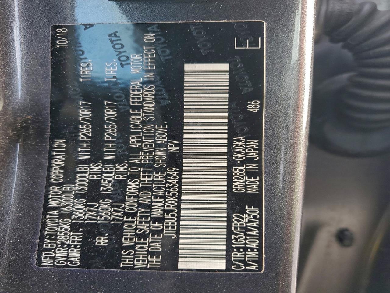 Toyota 4Runner Sr5/sr5 Premium Image 12