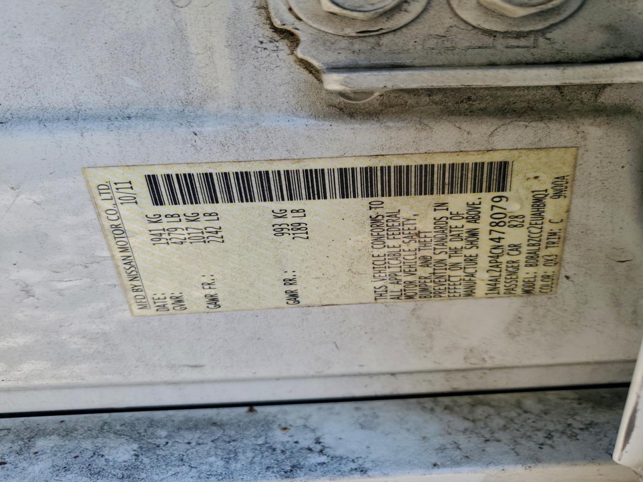 Nissan Altima Base Image 12