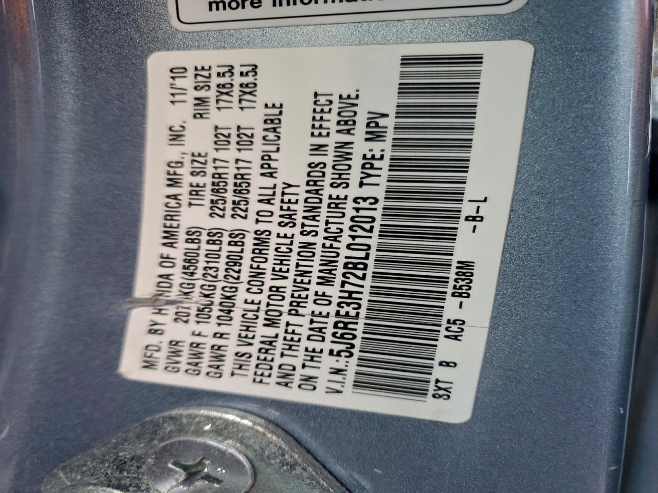 Honda Crv Exl Image 12