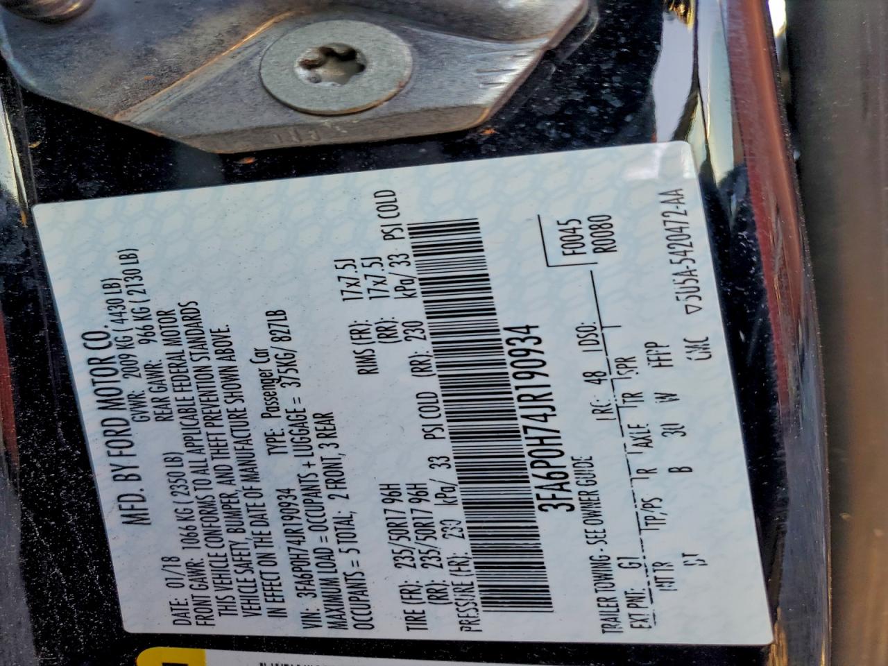 Ford Fusion Se Image 11