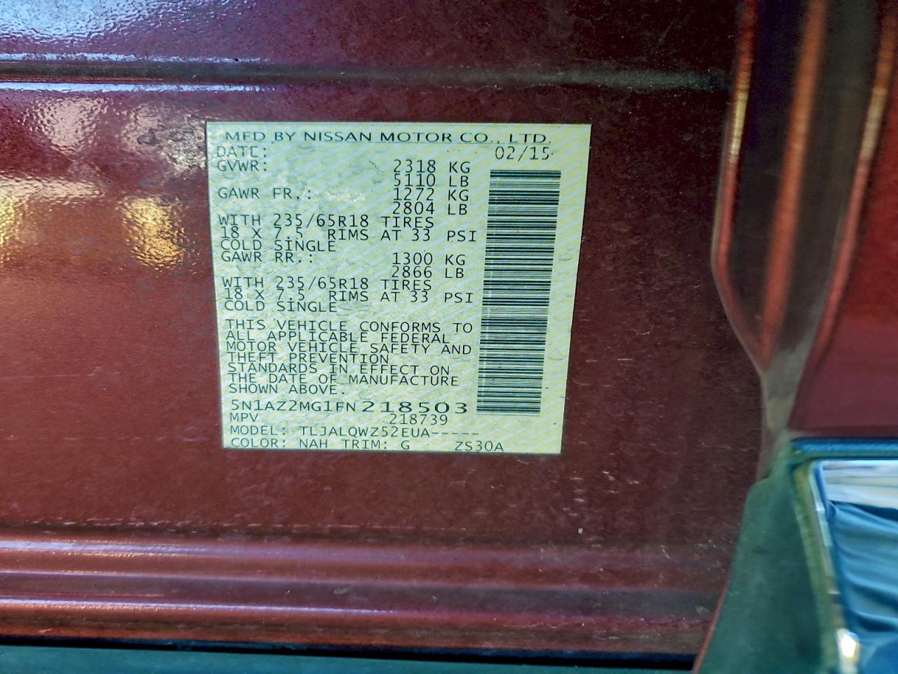 Nissan Murano S Image 7