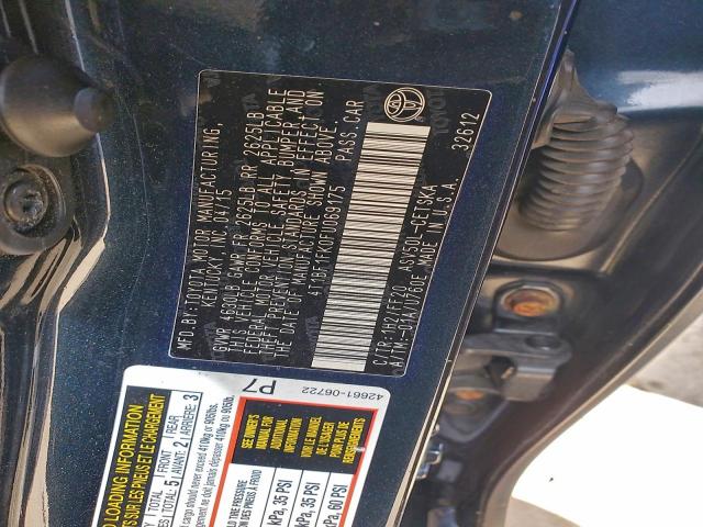 Toyota Camry Le Image 12