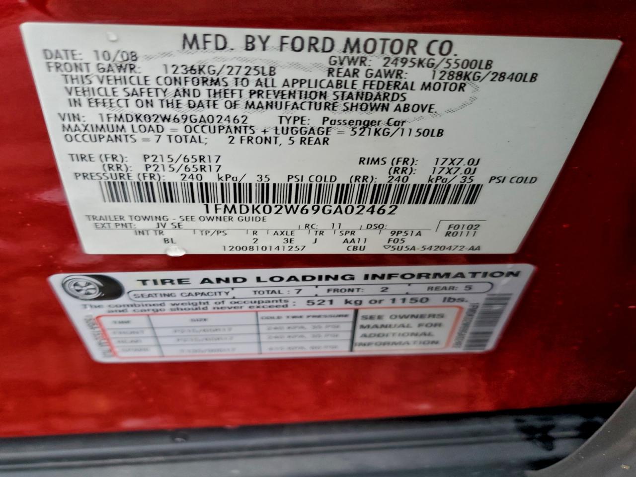 Ford Taurus Sel Image 10