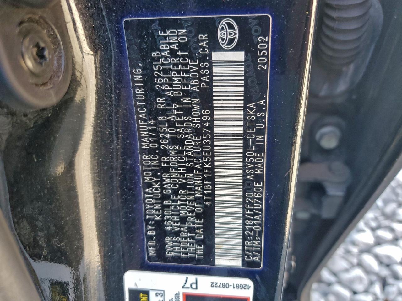 Toyota Camry L Image 11