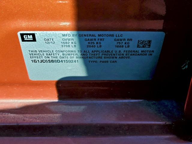 Chevrolet Sonic Lt Image 4