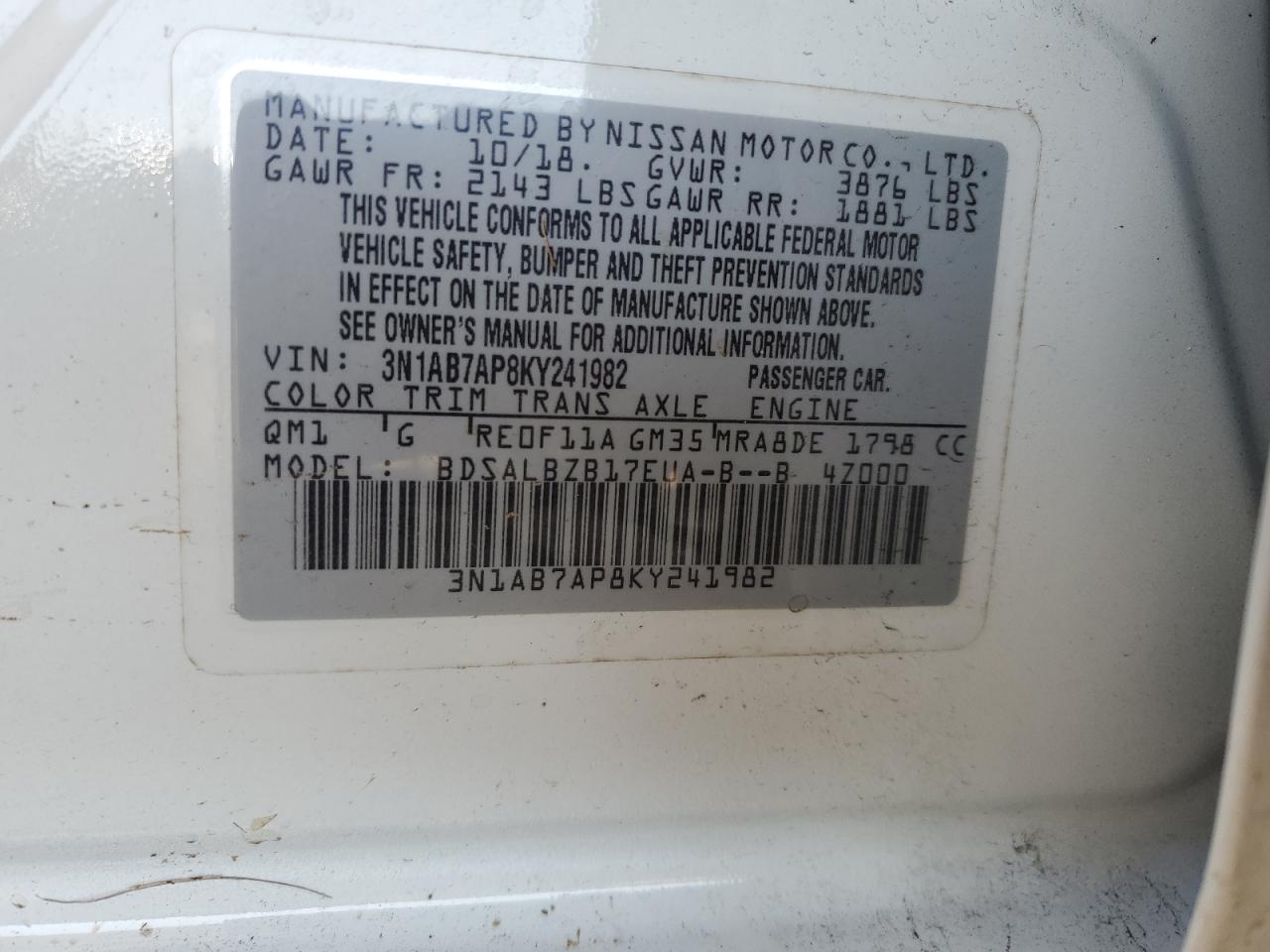 Nissan Sentra S Image 12