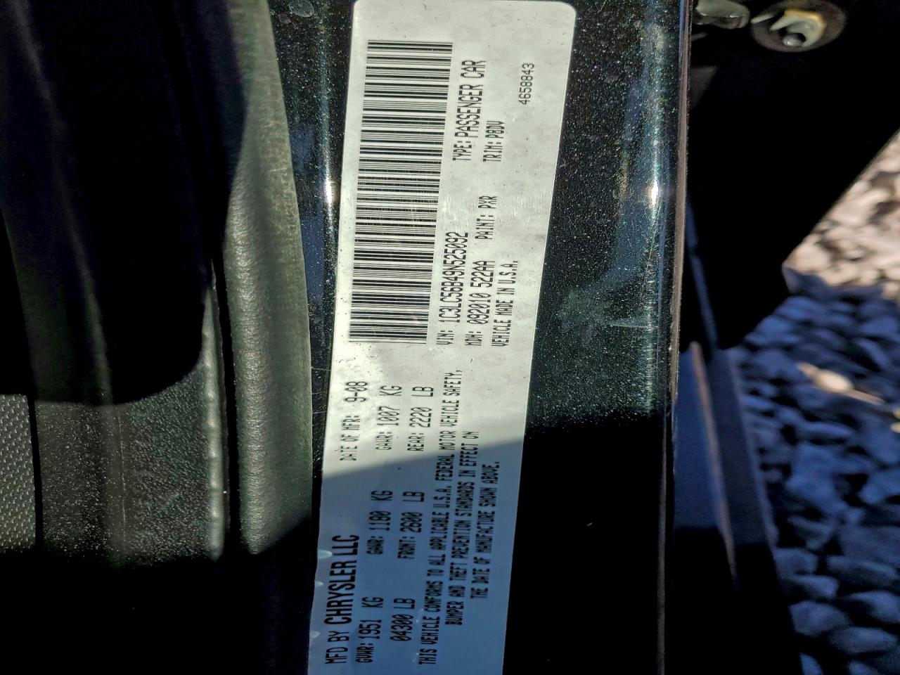 Chrysler Sebring Touring Image 3