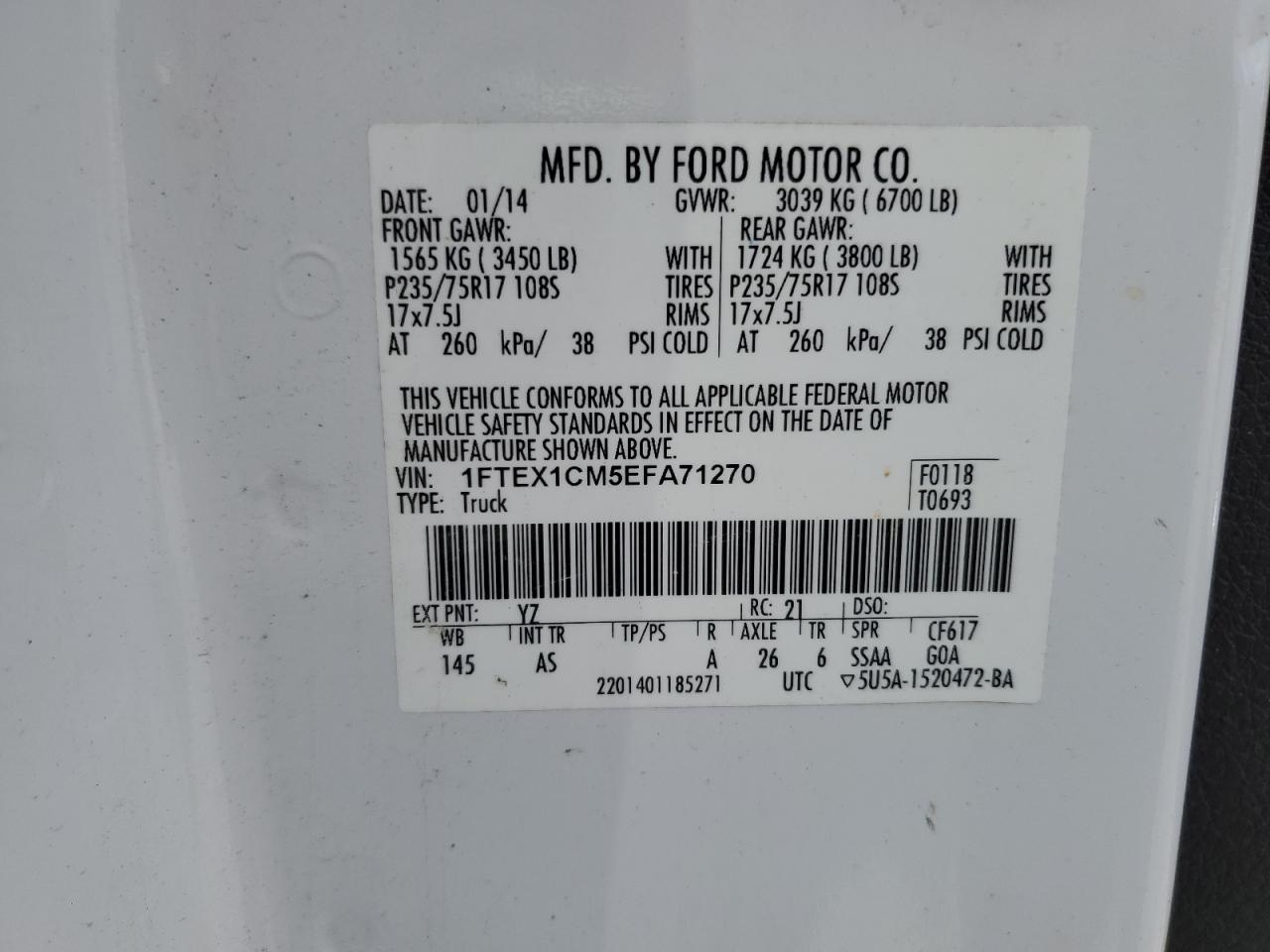 Ford F-150 Super Cab Image 12