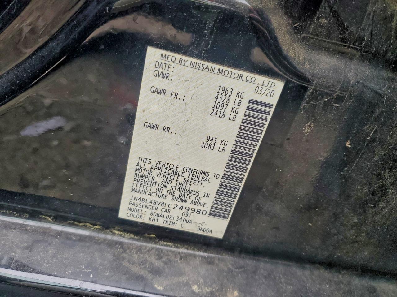 Nissan Altima S Image 12